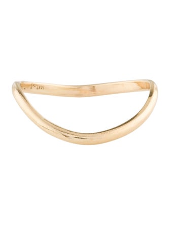 Ring 14K Thin Wave Band