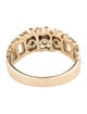 Ring 14K Diamond Open Square Band