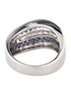 Ring 14K Sapphire & Diamond Band