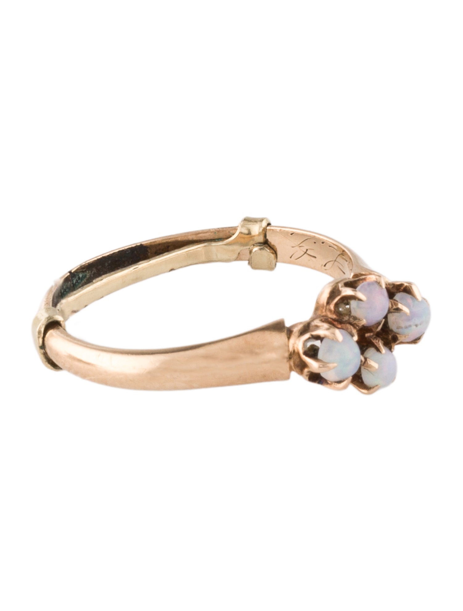 Ring Vintage 10K Opal Cocktail Ring