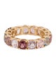 Ring 18K 7.67ctw. Spinel Eternity Band