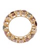 Ring 18K 7.67ctw. Spinel Eternity Band