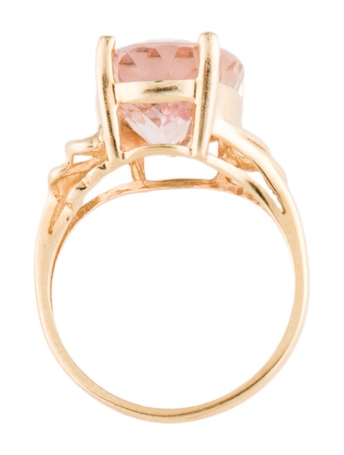 Ring 14K 6.25ct Morganite Cocktail Ring