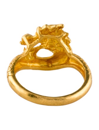 Ring  24K Dragon Cocktail Ring