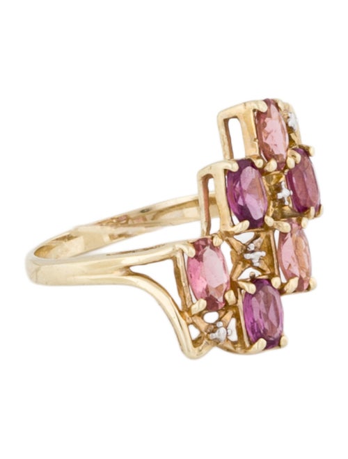 Ring Rhodolite & Tourmaline Cocktail Ring