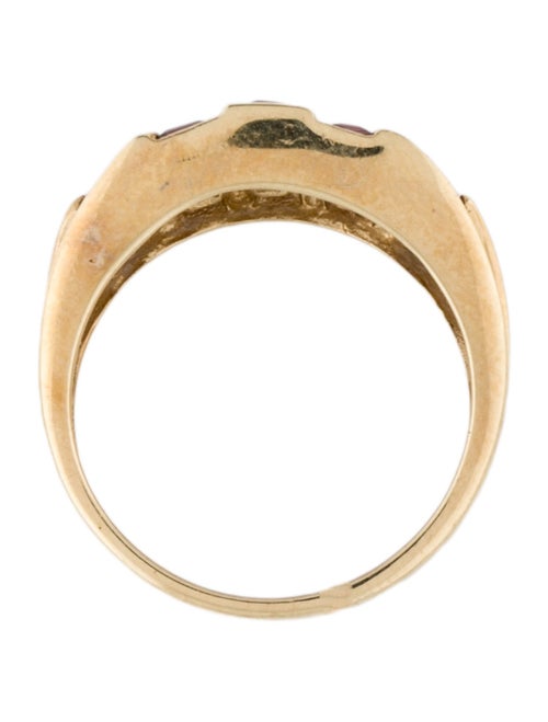 Ring 10K 2.36ctw. Rhodolite Cocktail Ring