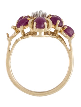 Ring 14K 3.38ctw Ruby & Diamond Cocktail Ring