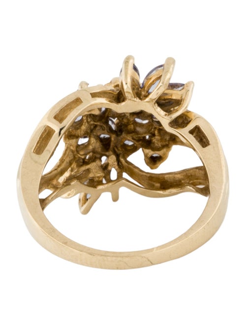 Ring 10K Tanzanite Cocktail Ring