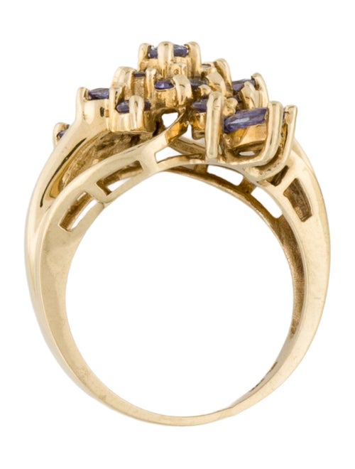 Ring 10K Tanzanite Cocktail Ring