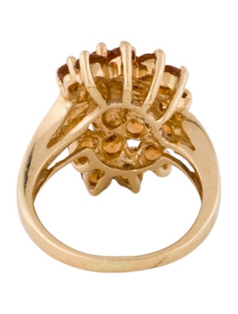 Ring 10K 2.18ctw Garnet Cocktail Ring