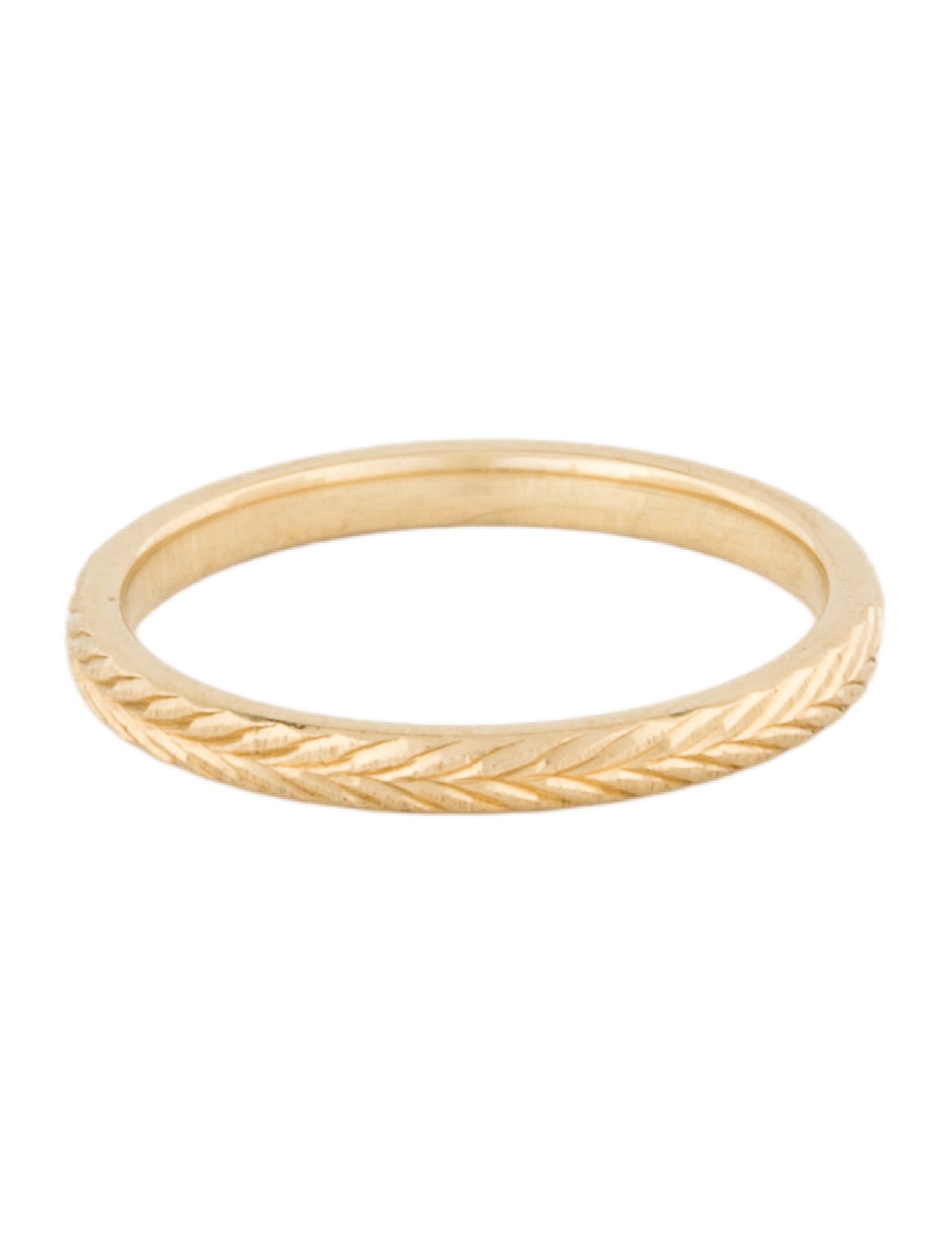 Ring 14K Chevron Band