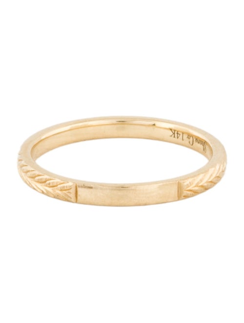 Ring 14K Chevron Band Ring