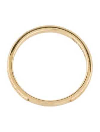 Ring 14K Chevron Band Ring