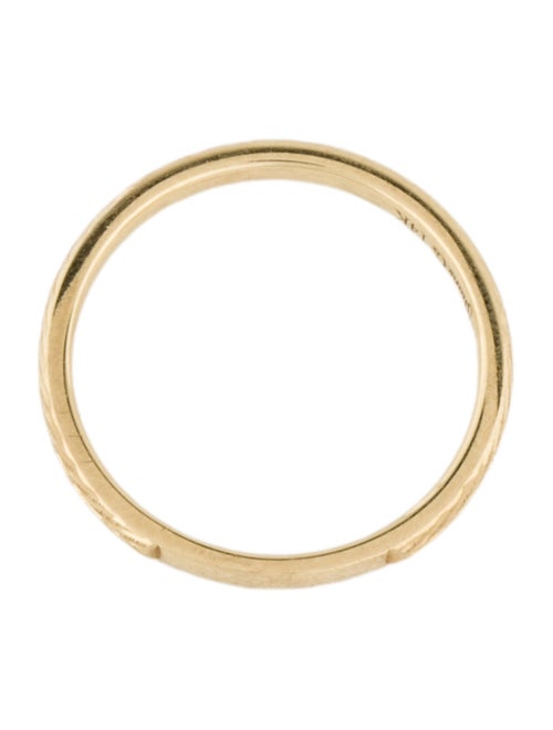 Ring 14K Chevron Band Ring