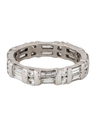 Ring Platinum 2.09ctw Diamond Eternity Band