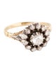 Ring Antique 14K Diamond Cocktail Ring