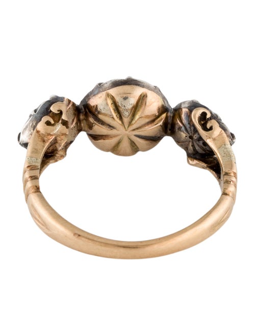 Ring 14K Diamond Three Stone Engagement Ring