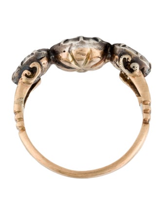 Ring 14K Diamond Three Stone Engagement Ring