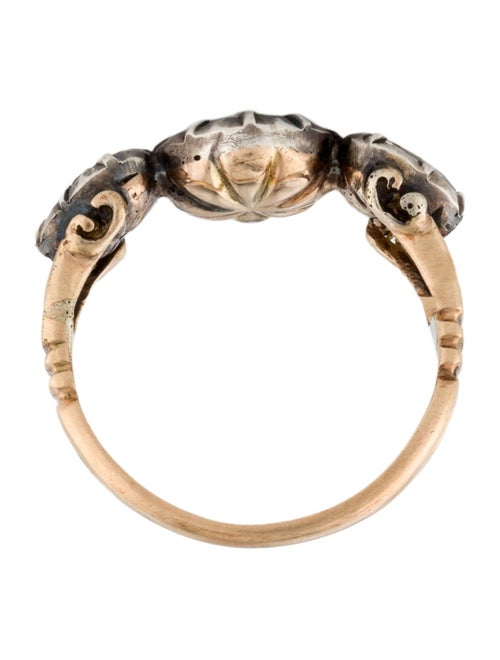 Ring 14K Diamond Three Stone Engagement Ring