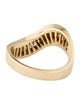 Ring 14K Diamond Wave Band