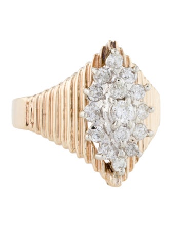 Ring 14K Diamond Cocktail Ring