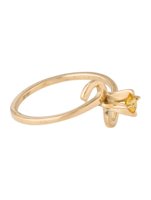 Ring 14K Sapphire Cocktail Ring