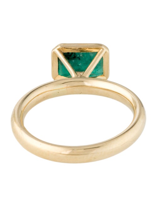 Ring 14K 1.44ct Emerald Cocktail Ring