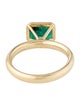 Ring 14K 1.44ct Emerald Cocktail Ring