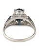 Ring Platinum 1.12ct Sapphire & Diamond Cocktail Ring