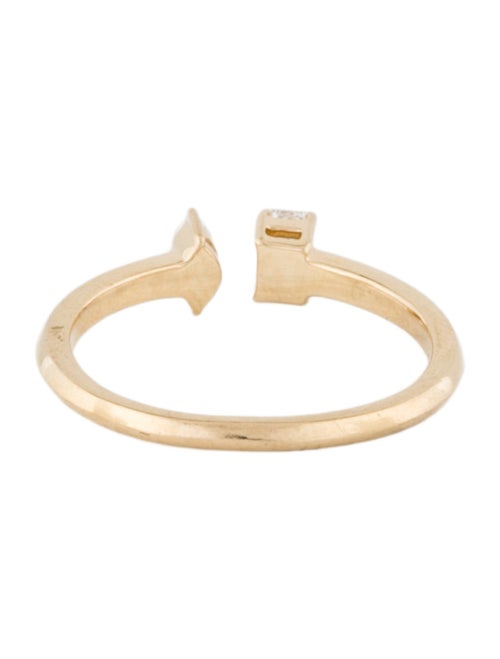 Ring 14K Diamond Toi et Moi Ring