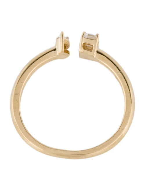 Ring 14K Diamond Toi et Moi Ring