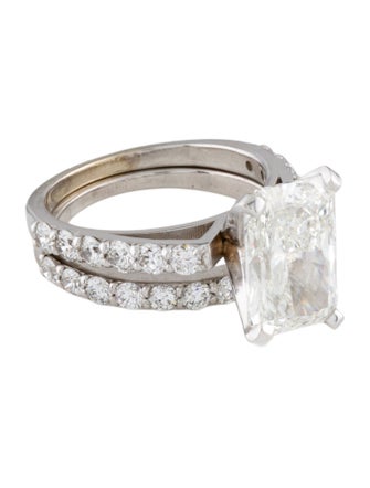 Ring 14K 3.90ct Lab-Grown Diamond Wedding Set