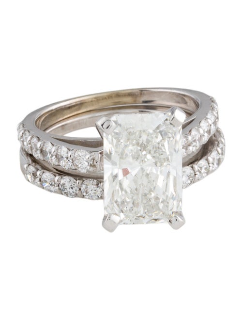 Ring 14K 3.90ct Lab-Grown Diamond Wedding Set