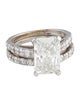 Ring 14K 3.90ct Lab-Grown Diamond Wedding Set