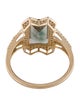 Ring 14K 2.07ct Sunstone Labradorite & Diamond Cocktail Ring