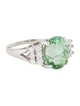 Ring 14K 5.67ct Tourmaline & Diamond Cocktail Ring