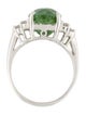 Ring 14K 5.67ct Tourmaline & Diamond Cocktail Ring