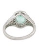 Ring 14K 1.23ct Emerald & Diamond Ring