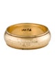 Ring 14K Etched Edge Band