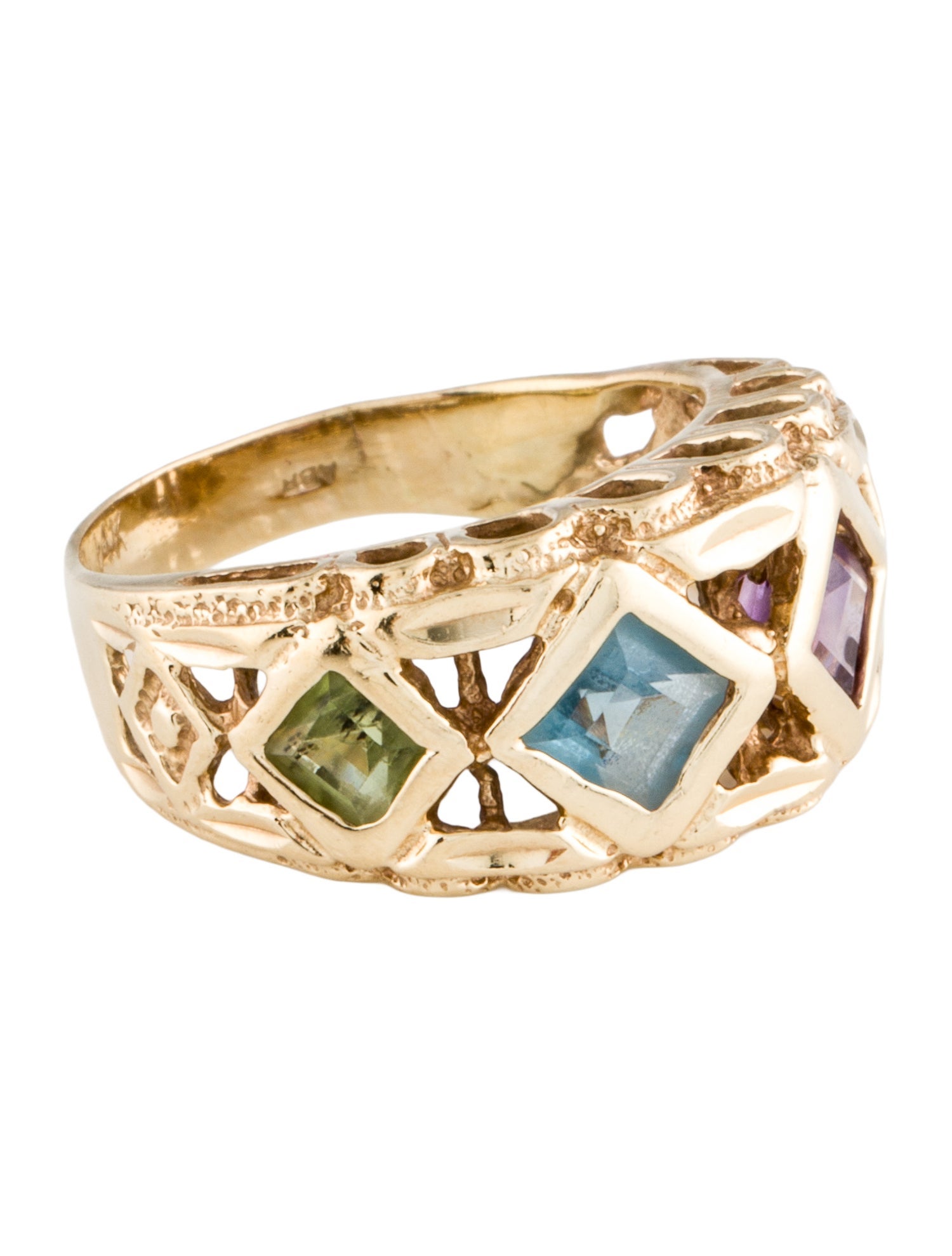 Ring 14K Multistone Band