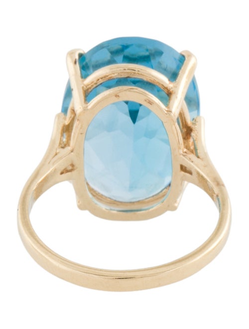 Ring 14K Topaz Cocktail Ring