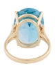 Ring 14K Topaz Cocktail Ring
