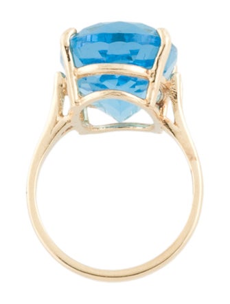 Ring 14K Topaz Cocktail Ring