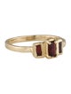 Ring 14K Garnet Cocktail Ring
