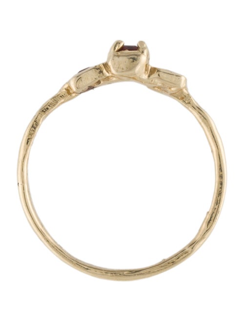 Ring 14K Garnet Cocktail Ring