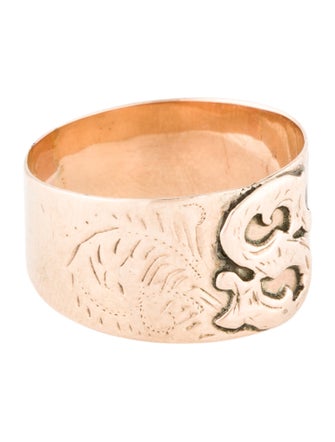 Ring 10K Initial 'S' Ring