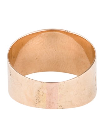 Ring 10K Initial 'S' Ring