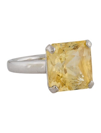 Ring 18K 15.00ctw Sapphire Cocktail Ring