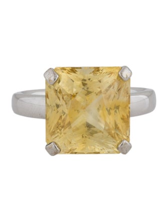 Ring 18K 15.00ctw Sapphire Cocktail Ring