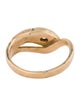 Ring 14K Diamond Snake Band Ring